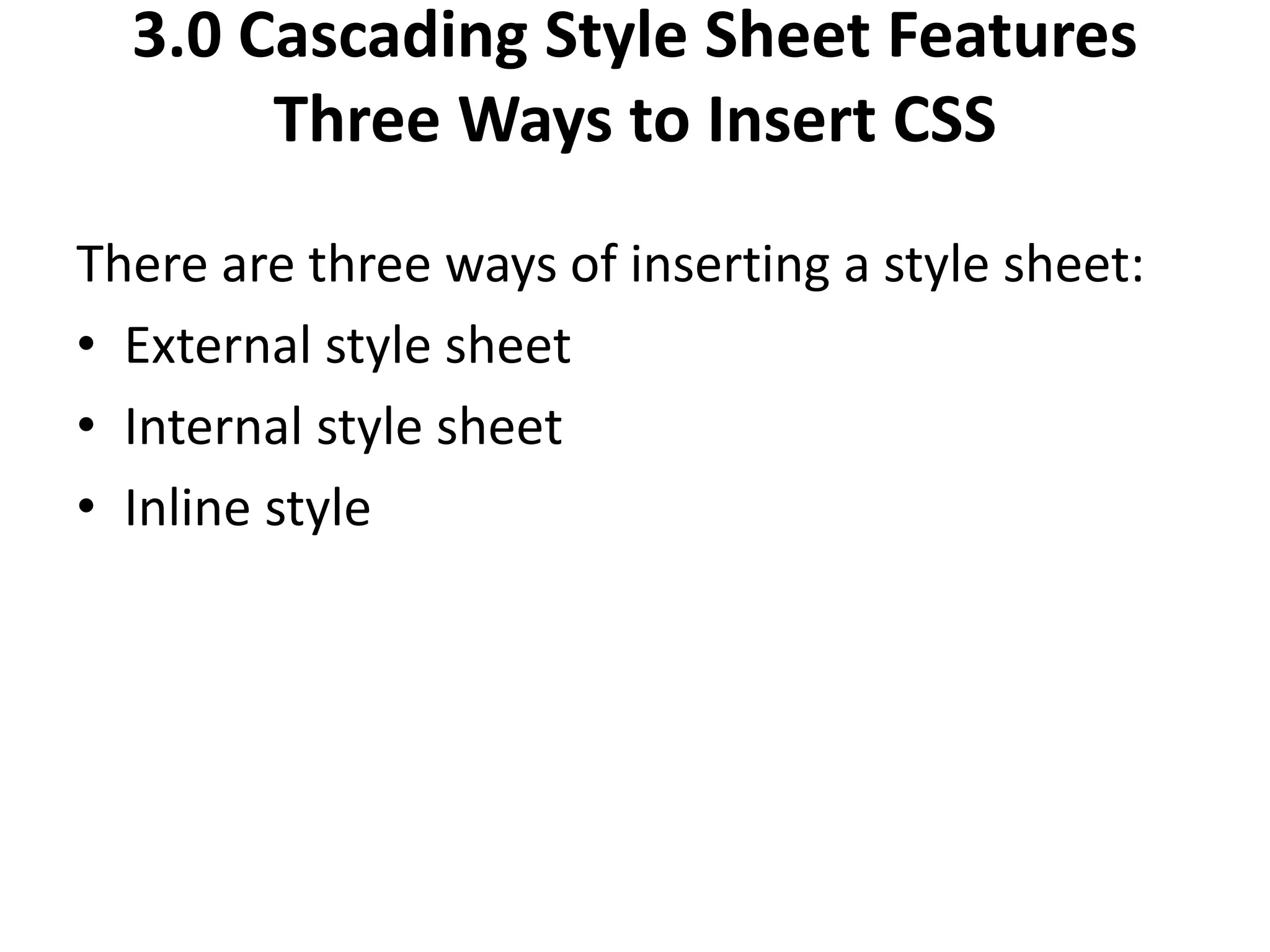 Cascading style sheets | PPTX