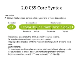 Cascading style sheets | PPTX