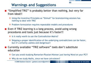 TRIZ: Systematic support to Innovation | PDF