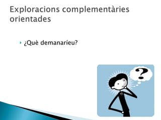 ¿Què demanaríeu? 