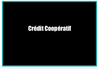 1
Crédit Coopératif
 