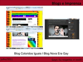 Blog Coloridos Iguais l Blog Nova Era Gay Blogs e Imprensa 