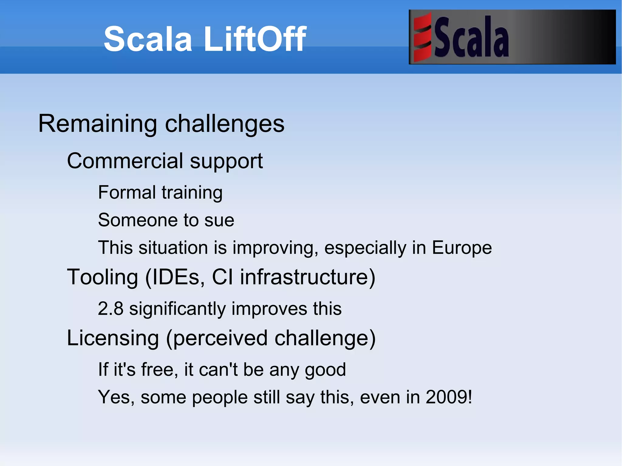 Enterprise adoption: Status and opportunities 