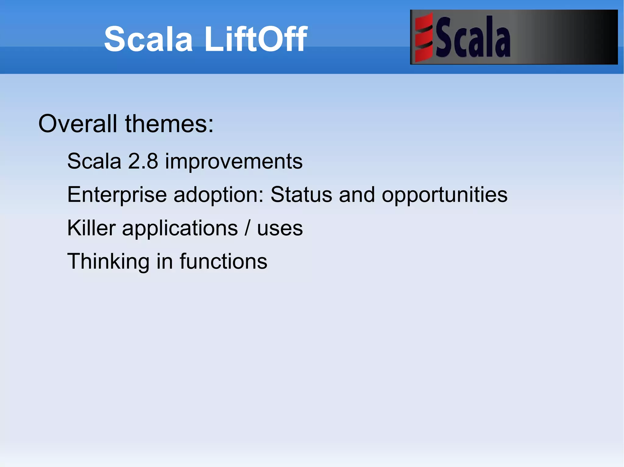 Refactoring to DSLs Techniques for migrating to Scala 