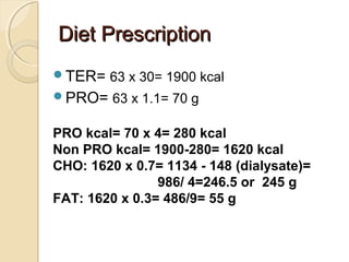 Chronic Kidney disease Diet Therapy | PPT