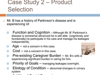 ARGEC: Case Studies Urinary Incontinence in Older Adults | PDF