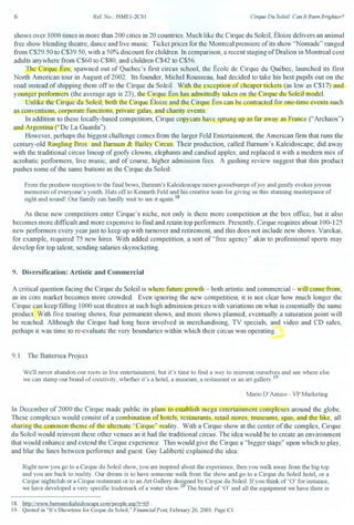 Case   cirque du soleil can it burn brighter