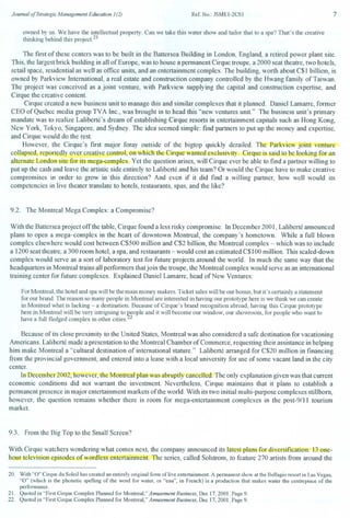 Case   cirque du soleil can it burn brighter