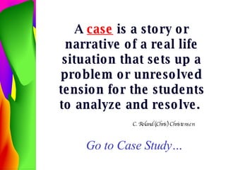 Case Lesson Case Method Teaching | PPT