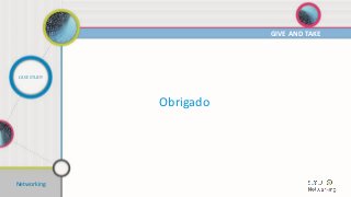 Obrigado
GIVE AND TAKE
CASE STUDY
Networking
 