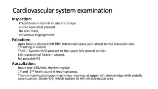 Palpable P2 Case presentation on PDA | PPTX