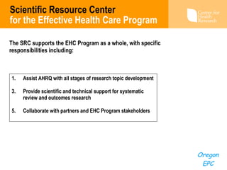 AHRQ’s Effective Health Care Program | PPT