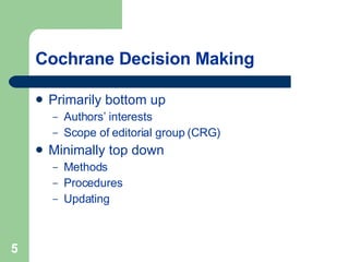 The Cochrane Collaboration | PPT