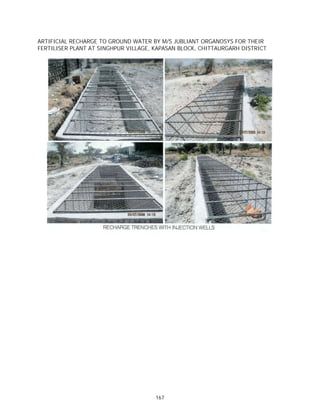 ARTIFICIAL RECHARGE TO GROUND WATER BY M/S JUBLIANT ORGANOSYS FOR THEIR
FERTILISER PLANT AT SINGHPUR VILLAGE, KAPASAN BLOCK, CHITTAURGARH DISTRICT




                                      167
 