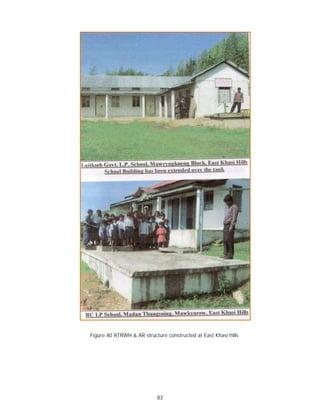 Figure.40 RTRWH & AR structure constructed at East Khasi hills




                            83
 