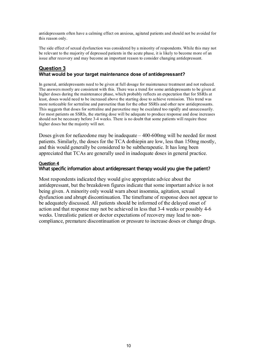 Persistent depressive disorder case study picture
