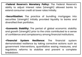 Case Study on Financial crisis of 2007 Case-Study | PDF