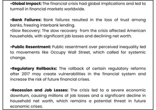 Case Study on Financial crisis of 2007 Case-Study | PDF