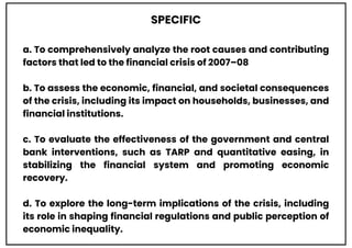 Case Study on Financial crisis of 2007 Case-Study | PDF