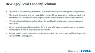 Case Study: HCL Technologies On Capacity Planning for Cloud and ...