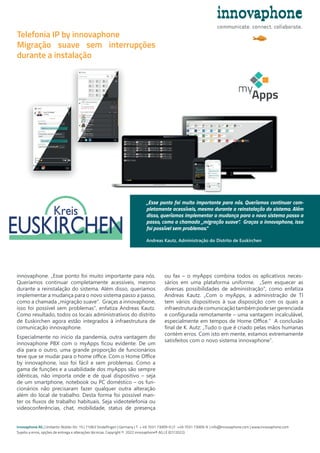 Case Study innovaphone: Kreis Euskirchen| PT