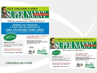 Informativo por e-mail 