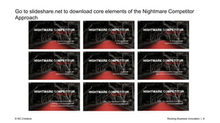 Rocking Business Innovation | 8© NC-Creators
Go to slideshare.net to download core elements of the Nightmare Competitor
Approach
 