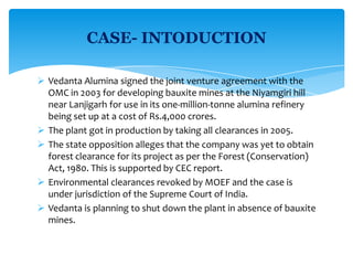 Vedanta-lanjigarh case | PPTX