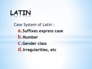 Case System PPT | PPTX