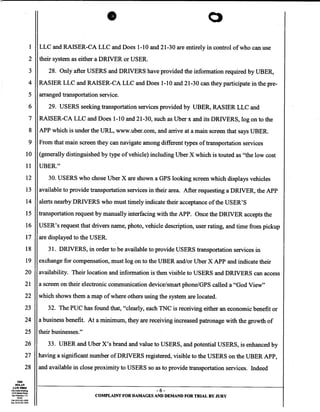 Uber Lawsuit Documents: Case13 ang jiang liu et al vs. uber technologies-wrongful-death