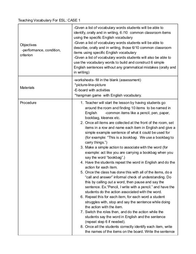 Ell Vocabulary Lesson 6 7th Grades Ell Vocabulary Lesson 6 7th Grades