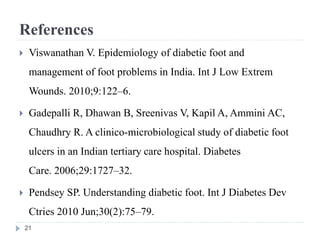 Case presentation on diabetic foot | PPTX
