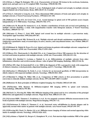 Case record...Spinal multiple sclerosis