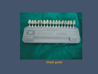 Shade guide
 