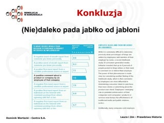 Konkluzja (Nie)daleko pada jabłko od jabłoni Dominik Wartecki - Centra S.A. Laura i Jim - Prawdziwa Historia 