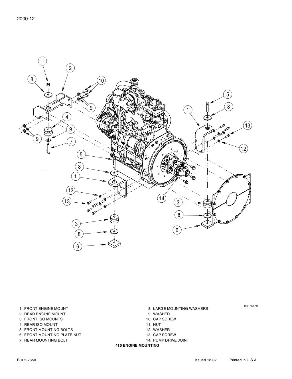 Case 410 skid steer service repair manual