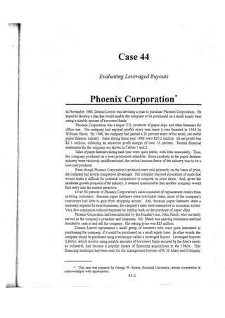 Case 44 Phoenix Corporation.pdf