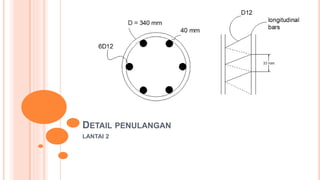 DETAIL PENULANGAN
LANTAI 2
 
