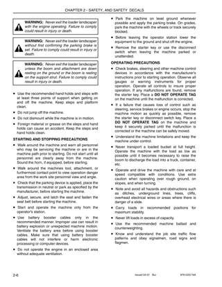 Case 570 mxt loader landscaper operator manual PDF