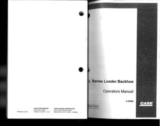 Case 580 Super L Backhoe Manual.pdf