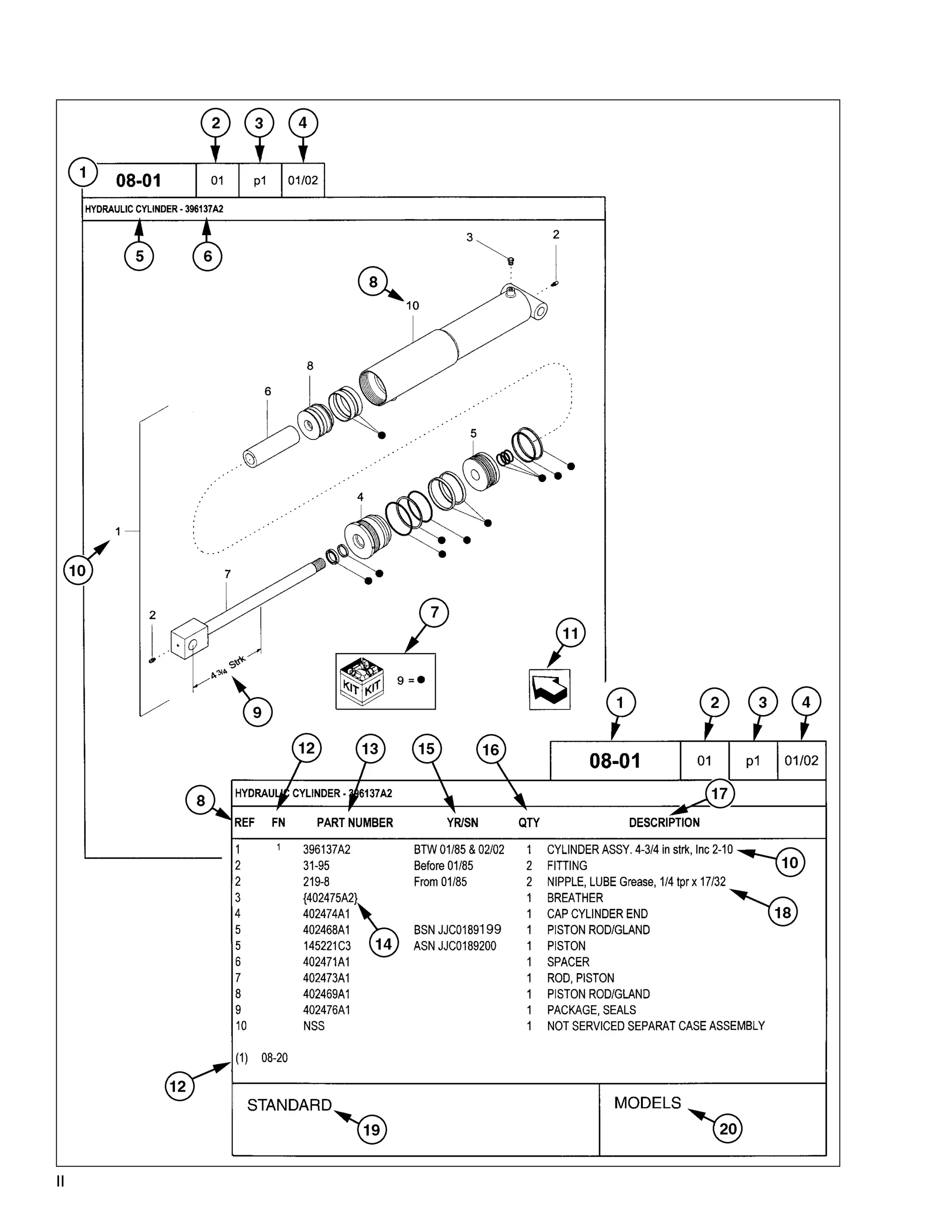 Case 580 super m series 2 backhoe loader parts catalogue manual PDF