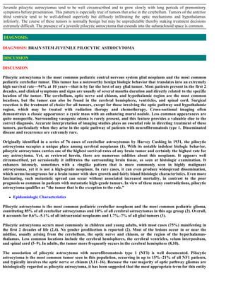 Case record...Brain stem pilocytic astrocytoma | PDF