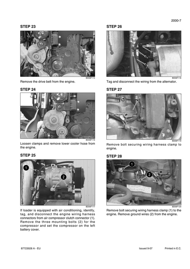 Case 621 e wheel loader service repair manual PDF