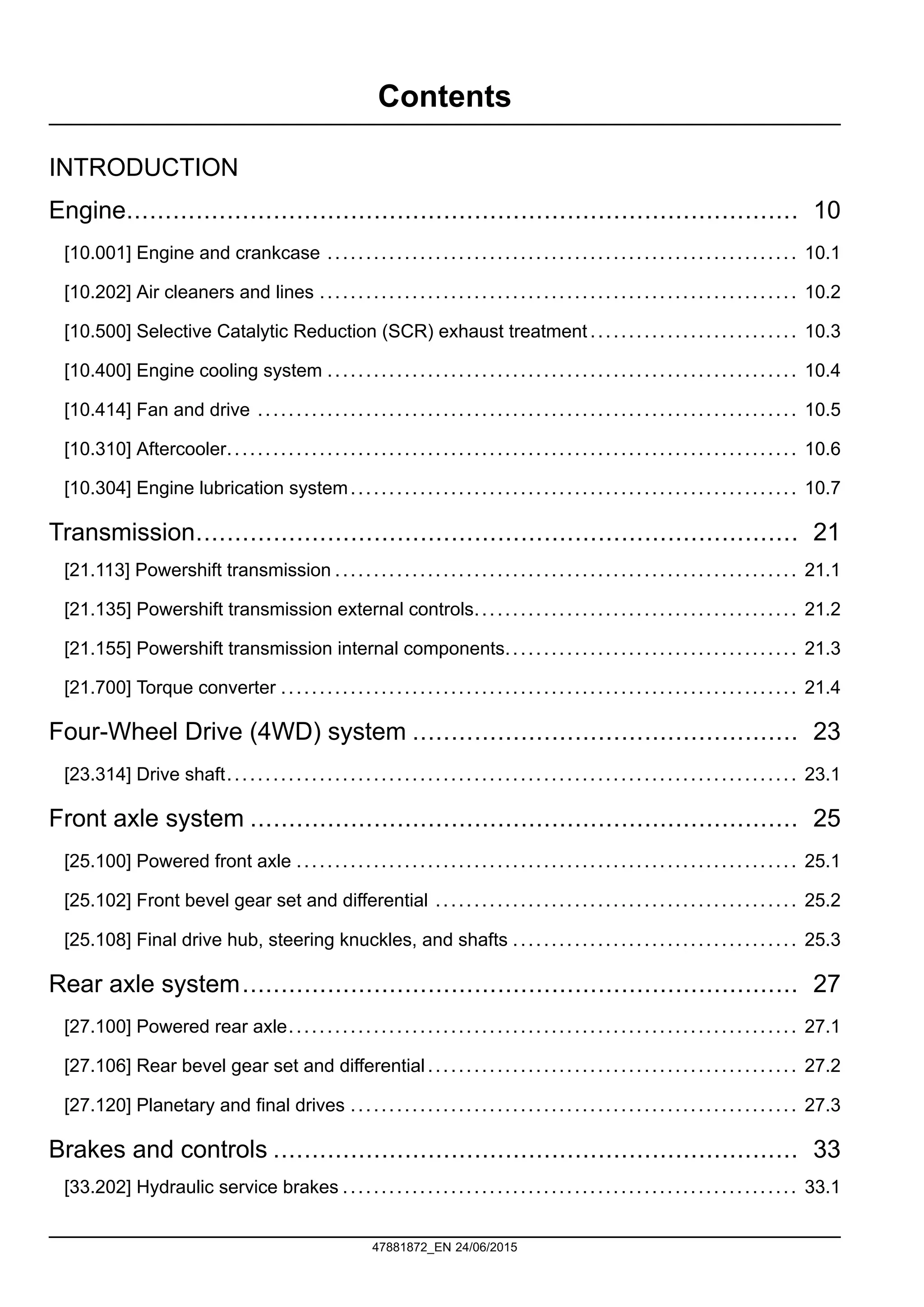 Case 721 f xt wheel loader service repair manual | PDF