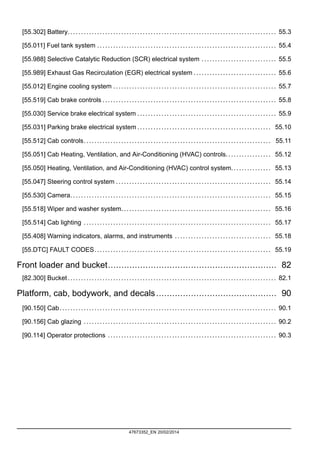 Case 821 f tier 4b (final) wheel loader service repair manual | PDF
