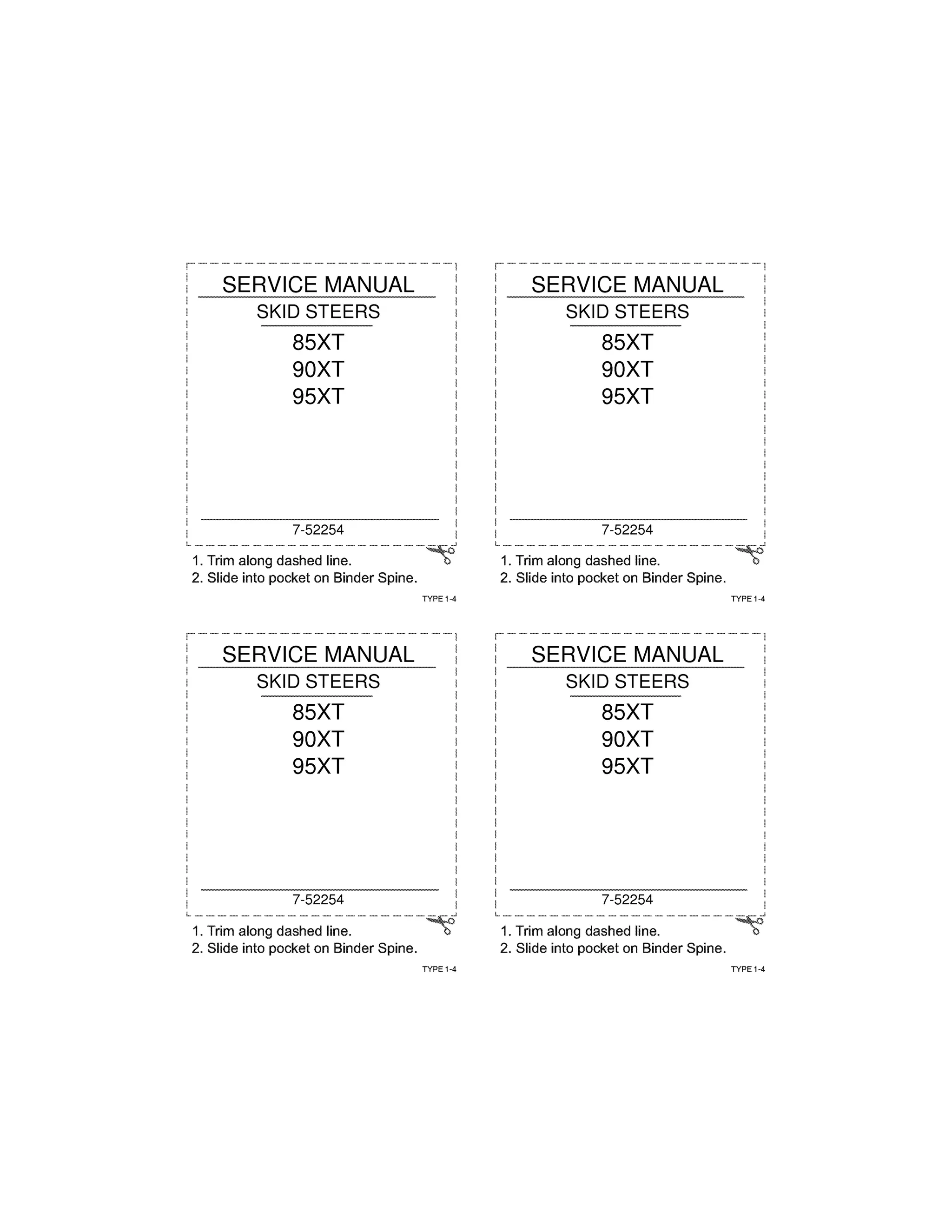 Case 90 xt skid steers service repair manual | PDF