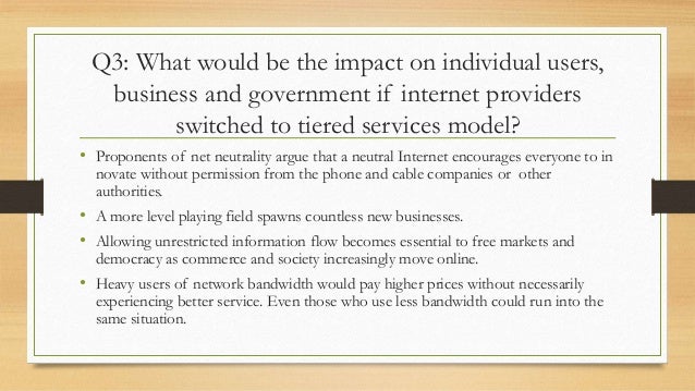 Case 9 The Battle Over Neutrality