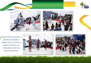 Depois de ser revelado o
grande campeão a
alegria tomou conta e a
quadra se tornou um
verdadeiro ensaio de
escola de samba!

 