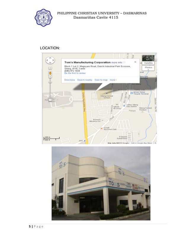 Case Analysis Toms Manufacturing Corporation Pdf