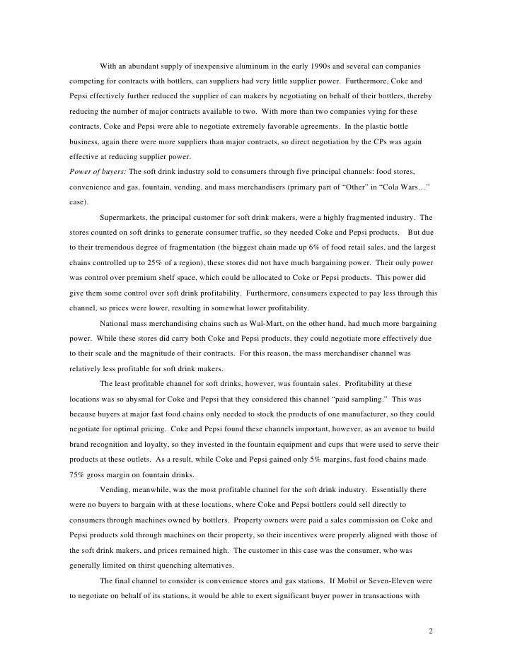 pepsi case analysis Pepsico's 'focus' strategy - pepsico, us based pepsico conducted a major restructuring exercise in 1997-98 by spinning-off its restaurant and bottling business the restructuring was aimed. pepsi case analysis Pepsico's 'focus' strategy - pepsico, us based pepsico conducted a major restructuring exercise in 1997-98 by spinning-off its restaurant and bottling business the restructuring was aimed.